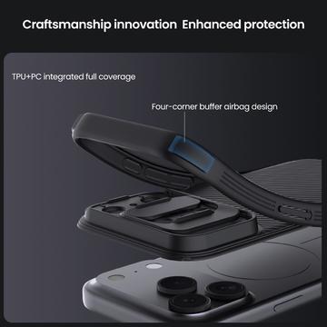 iPhone 17 Pro Nillkin CamShield Pro Hybrid Cover - Sort