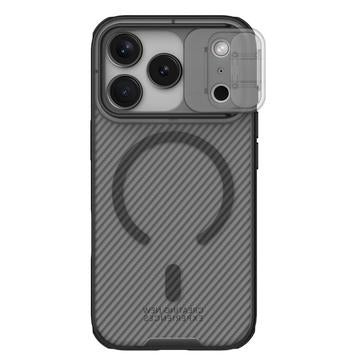 iPhone 17 Pro Nillkin CamShield Pro Magnetic Hybrid Cover - Gennemsigtig sort