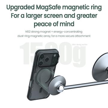 iPhone 17 Pro Nillkin IceBlade Prop Magnetisk Cover - MagSafe-kompatibel, skydelåg til linse - Sort