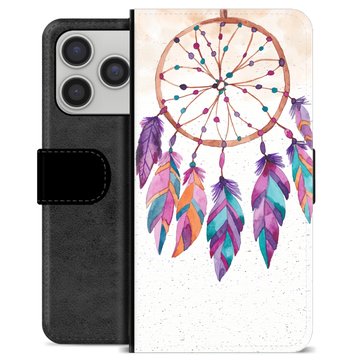 iPhone 17 Pro Premium Flip Cover med Pung - Drømmefanger