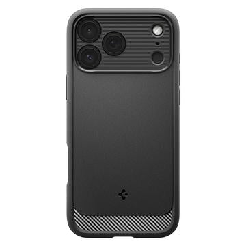 iPhone 17 Pro Spigen Rugged Armor Mag TPU Cover - Sort