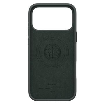 iPhone 17 Pro Spigen Silicone Fit MagFit Cover - Afgrundsgrøn