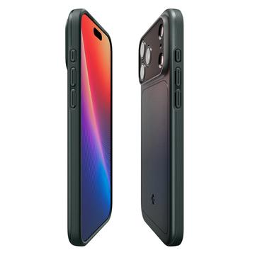 iPhone 17 Pro Spigen Thin Fit Mag MagSafe Cover - Afgrund grøn
