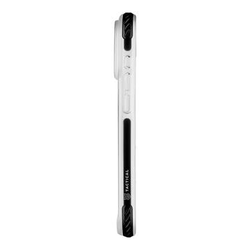 iPhone 17 Pro Tactical MagForce Hexagon Cover - MagSafe-kompatibel - sort / gennemsigtig