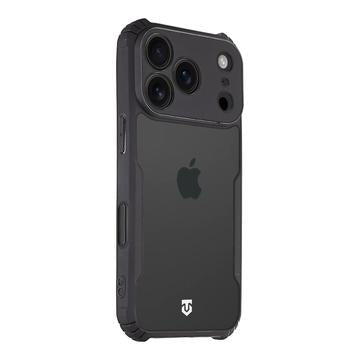 iPhone 17 Pro Tactical Quantum Stealth Cover med forstærkede hjørner - klar / sort