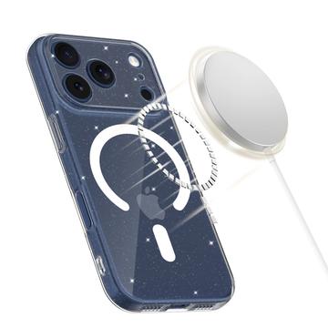 iPhone 17 Pro Tech-Protect FlexAir Glitter MagSafe TPU Cover - Gennemsigtig