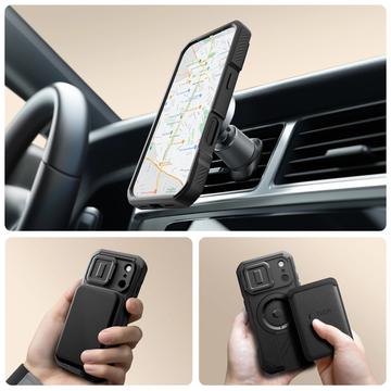 iPhone 17 Pro Tech-Protect Kevlar MagSafe Cover - Sort