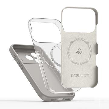 iPhone 17 Pro Tech-Protect flydende silikone cover - MagSafe-kompatibel - Stengrå