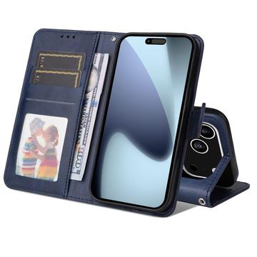 iPhone 17 Pro Pung Etui med Stativ - blå