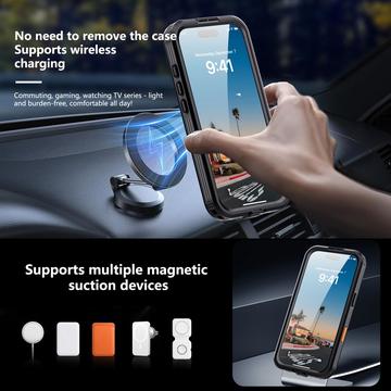 iPhone 17 Redpepper IP68 Magnetisk Vandtæt Cover - Sort