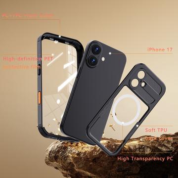 iPhone 17 Redpepper IP68 Magnetisk Vandtæt Cover - Sort