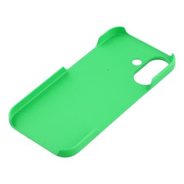 iPhone 17 Gummibelagt Plastik Cover - Grøn