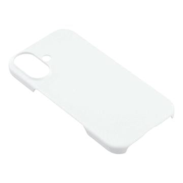 iPhone 17 Gummibelagt Plastik Cover - Hvid