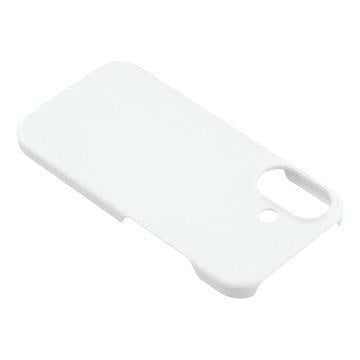 iPhone 17 Gummibelagt Plastik Cover - Hvid
