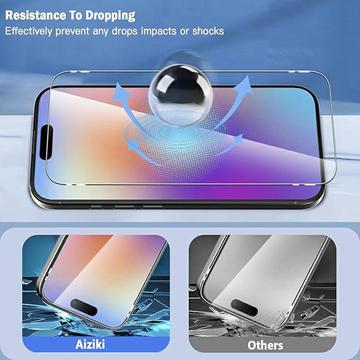 iPhone 17 Saii 2-i-1 TPU Cover & Skærmbeskyttelse Hærdet Glas