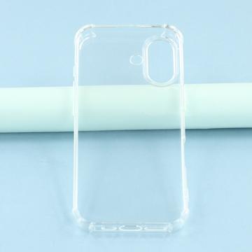 iPhone 17 Stødtæt TPU Cover - Gennemsigtig