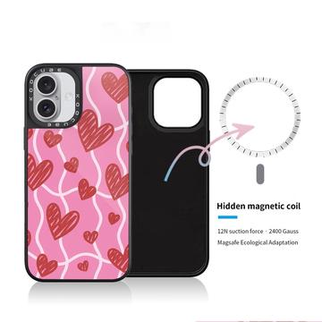 iPhone 17 Slim MagSafe Hybrid Cover - hjerter