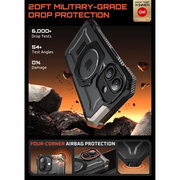 iPhone 17 Supcase Unicorn Beetle Grip Mag MagSafe Cover - Sort