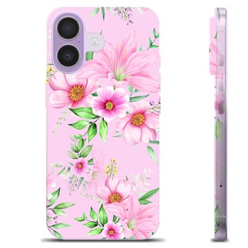 iPhone 17 TPU Cover - Vandfarveblomster