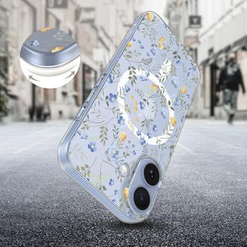 iPhone 17 Tech-Protect FlexAir MagSafe TPU Cover - Forårsblomster