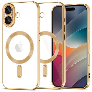 iPhone 17 Tech-Protect MagFlex Cover - MagSafe-kompatibelt - Klar / Guld