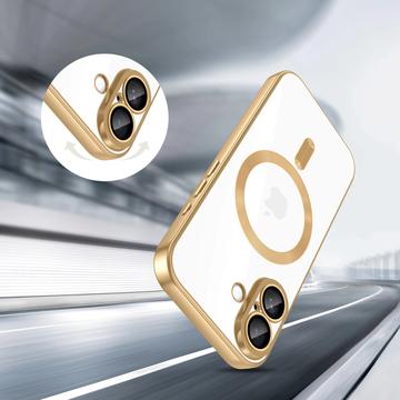iPhone 17 Tech-Protect MagFlex Cover - MagSafe-kompatibelt - Klar / Guld
