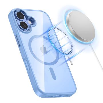 iPhone 17 Tech-Protect Magmat Cover - MagSafe Kompatibel - Tågeblå / Klar