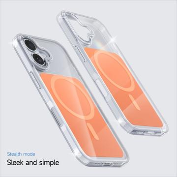 iPhone 17 Tofarvet hybrid cover - MagSafe-kompatibel - Orange