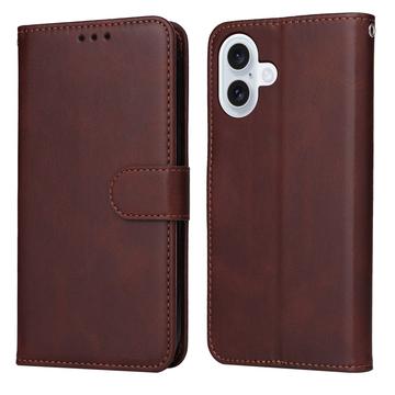 iPhone 17 Pung Etui med Stativ - Brun