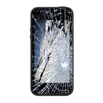 iPhone 5S Skærm & Touch Glas Reparation - Sort - Grade A