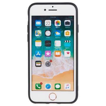 iPhone 7/8/SE (2020)/SE (2022) Silikone Cover med Flammer - sort