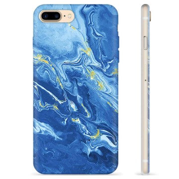 iPhone 7 Plus / iPhone 8 Plus TPU Cover - Farverig Marmor