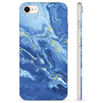 iPhone 7/8/SE (2020)/SE (2022) TPU Cover - Farverig Marmor