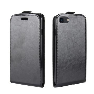 iPhone 7/8/SE (2020)/SE (2022) Vertikal Flip Taske med Kortholder - Sort