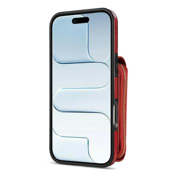 iPhone Air Alt-i-et cover med pung og rem - rød