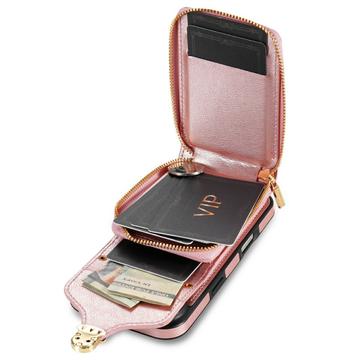iPhone Air Alt-i-et cover med pung og rem - Rødguld
