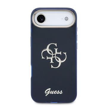 iPhone Air Guess IML 4G Script Metal Logo Cover - Blå