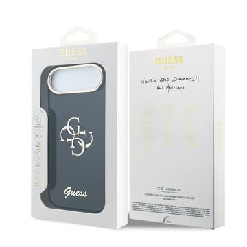 iPhone Air Guess IML 4G Script Metal Logo Cover - Blå