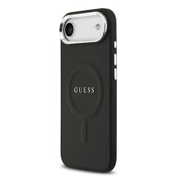 iPhone Air Guess Saffiano Hybrid Cover - MagSafe Kompatibel - Sort