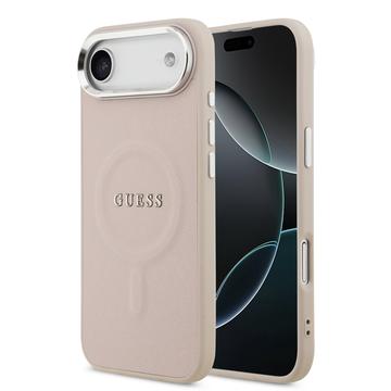 iPhone Air Guess Saffiano Hybrid Cover - MagSafe Kompatibel - Pink