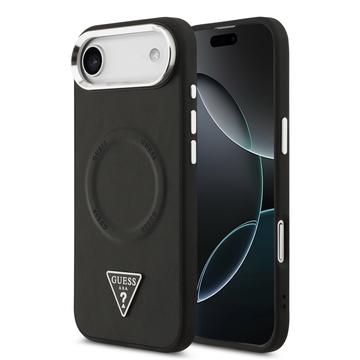 iPhone Air Guess Triangle Logo Cover - MagSafe-kompatibel - Sort