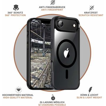 iPhone Air JT Berlin Pankow Hybrid MagSafe Cover - sort / klar