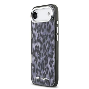 iPhone Air Karl Lagerfeld IML Leopard Cover - MagSafe-kompatibel - Grå