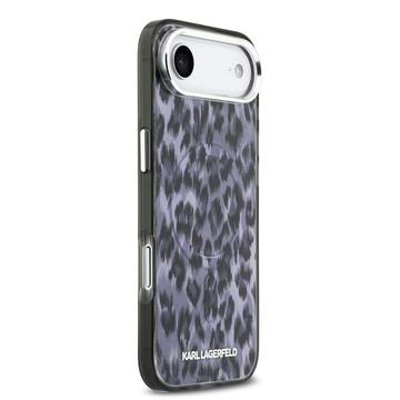 iPhone Air Karl Lagerfeld IML Leopard Cover - MagSafe-kompatibel - Grå