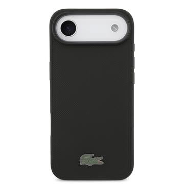 iPhone Air Lacoste Iconic Petit Pique MagSafe cover og magnetisk kortholder - Sort
