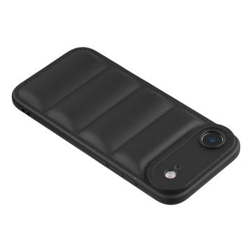 iPhone Air Pufferjakke Stødfast TPU-cover - Sort