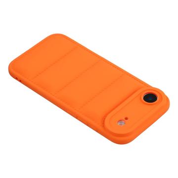 iPhone Air Pufferjakke Stødfast TPU-cover - Orange