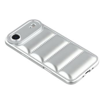 iPhone Air Pufferjakke Stødfast TPU-cover - Sølv