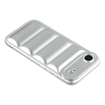 iPhone Air Pufferjakke Stødfast TPU-cover - Sølv