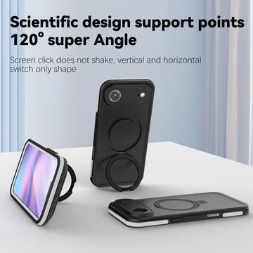 iPhone Air Redpepper IP68 MagSafe vandtæt cover med kickstand - Sort